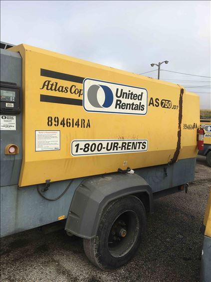 2011 Atlas Copco XAS750JDT3 Air Compressor