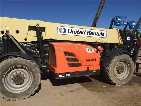 2013 JLG G10-55A Rough Terrain Forklift