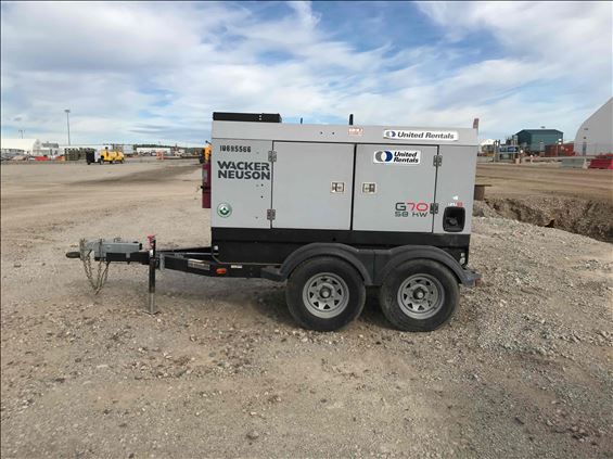 2017 Wacker Neuson G70 T3 Diesel Generator