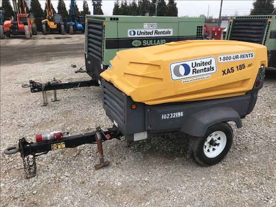2014 Atlas Copco XAS185JD Air Compressor