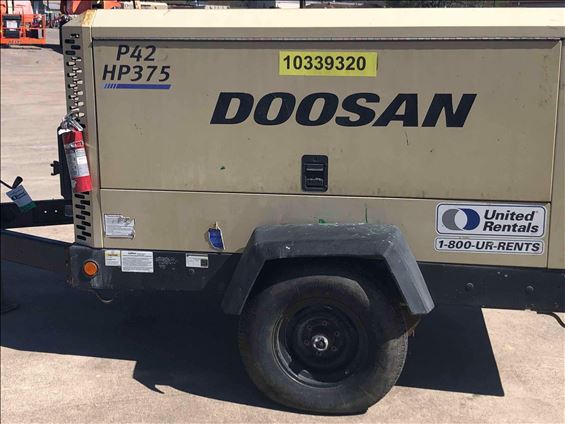 2015 Doosan P425/HP375WCUT4 Air Compressor