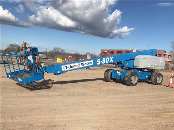 2012 Genie S-80X Boom Lift
