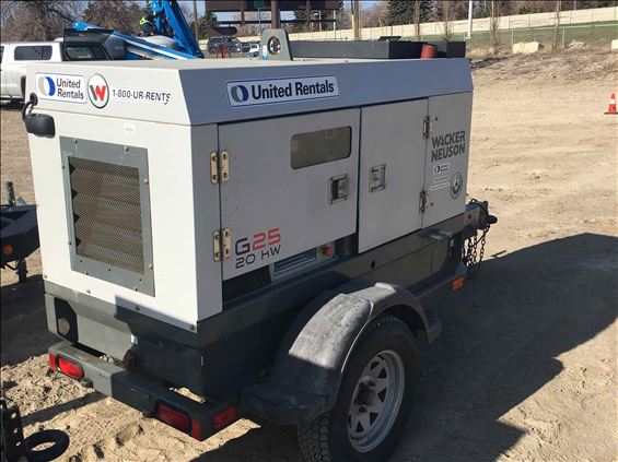 2013 Wacker Neuson G 25 Diesel Generator