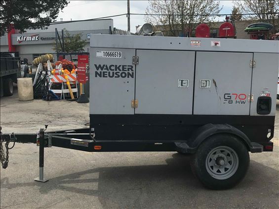 2017 Wacker Neuson G 70 Diesel Generator
